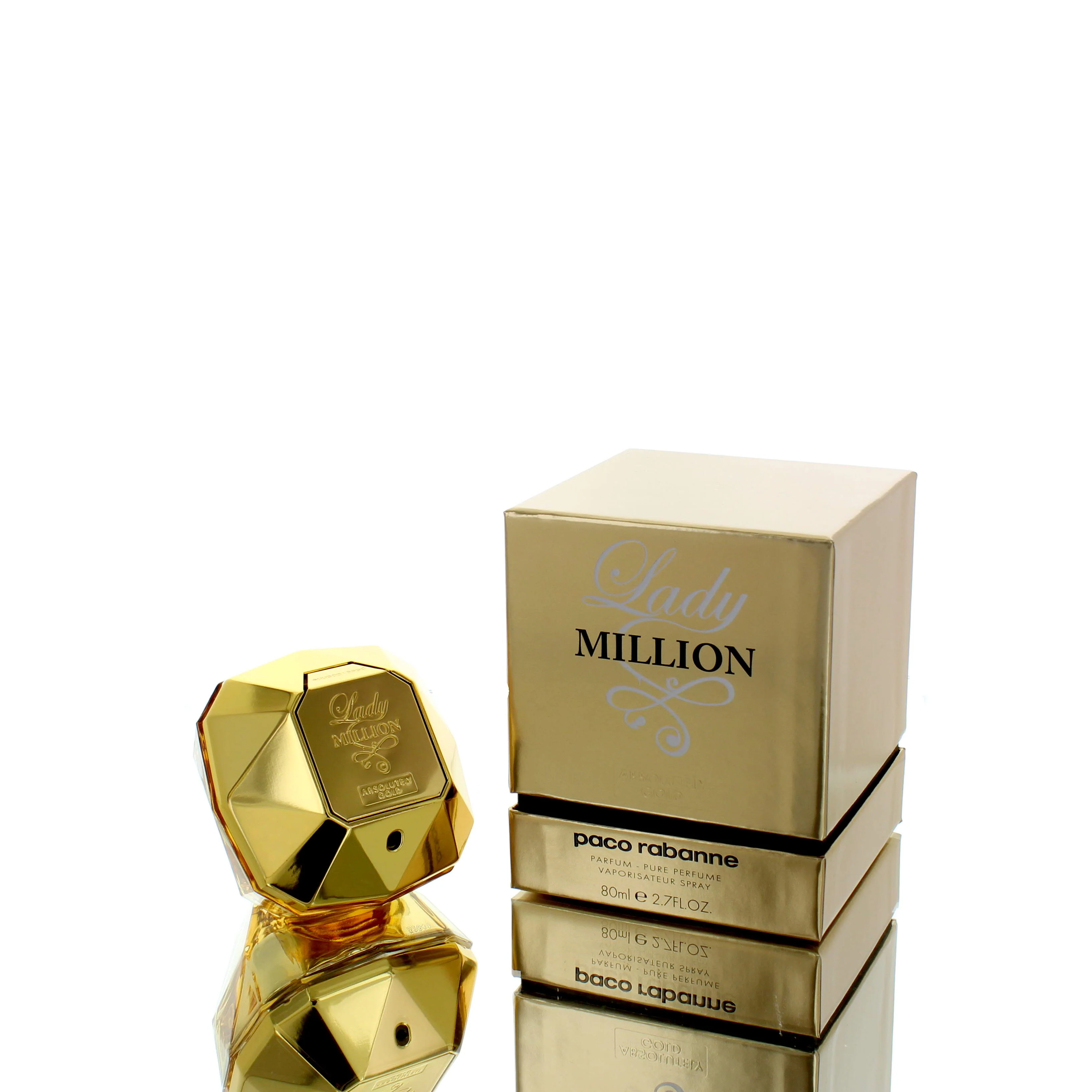 Absolutely Gold Lady Million Pure Parfum by Rabanne For Woman