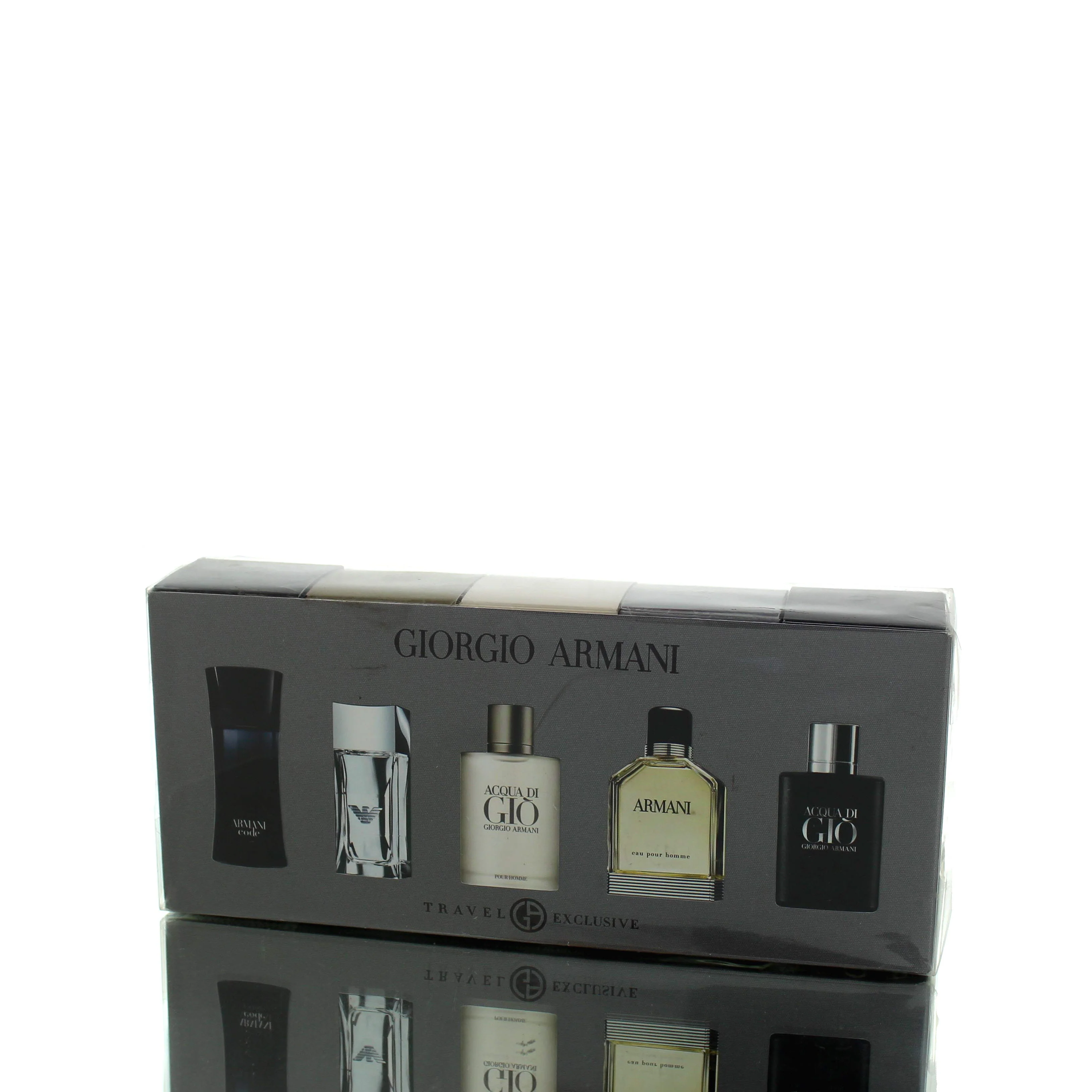 Giorgio Armani Miniature Set (Code, Diamonds, Gio, Eau, Profumo) For Man