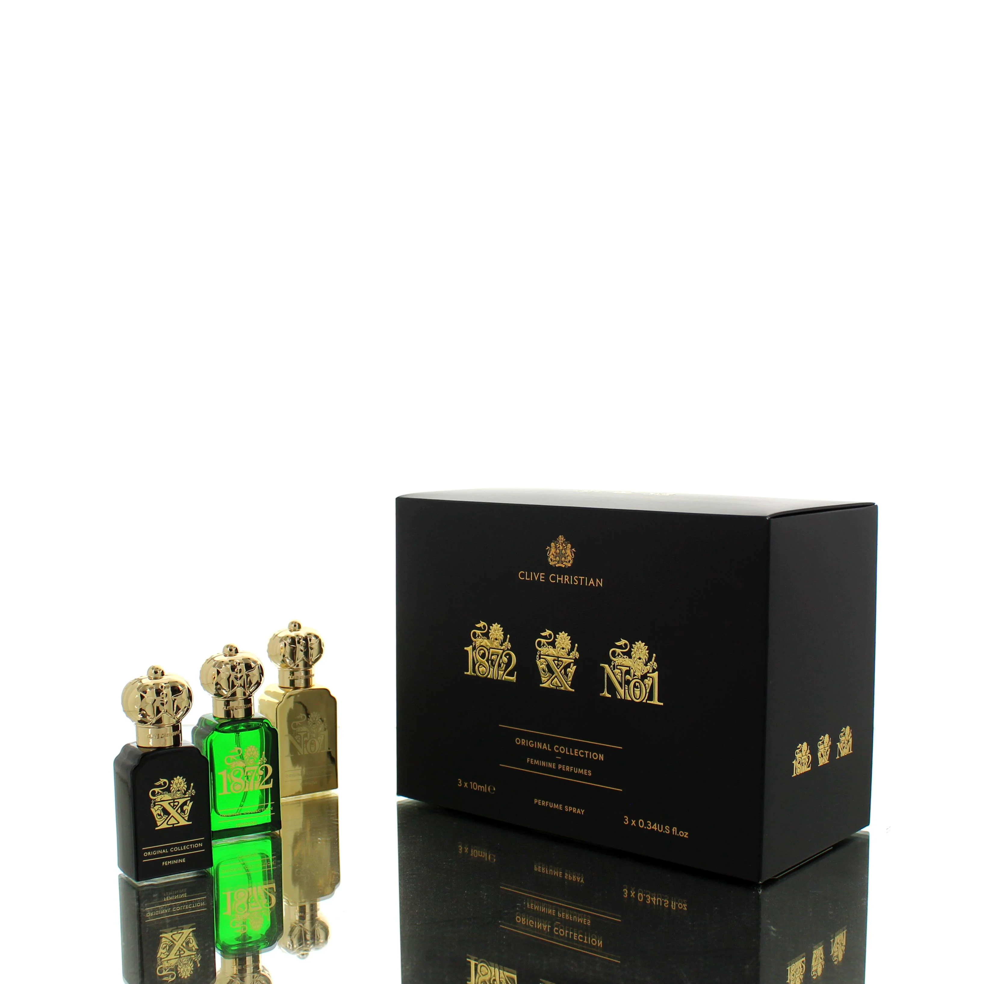 Clive Christian Feminine (1872, X, No1) 3x10ml Traveller Gift Set For Woman