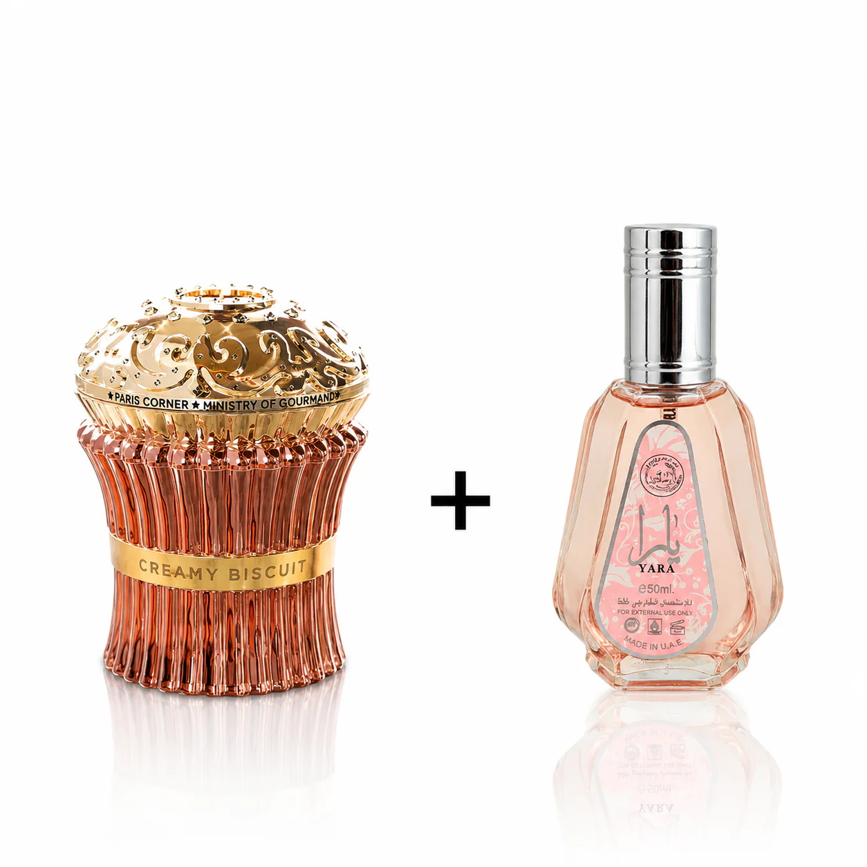 Duo Drop: Lattafa Yara + Paris Corner Ministry Of Gourmand Creamy Biscuit (Final Sale)