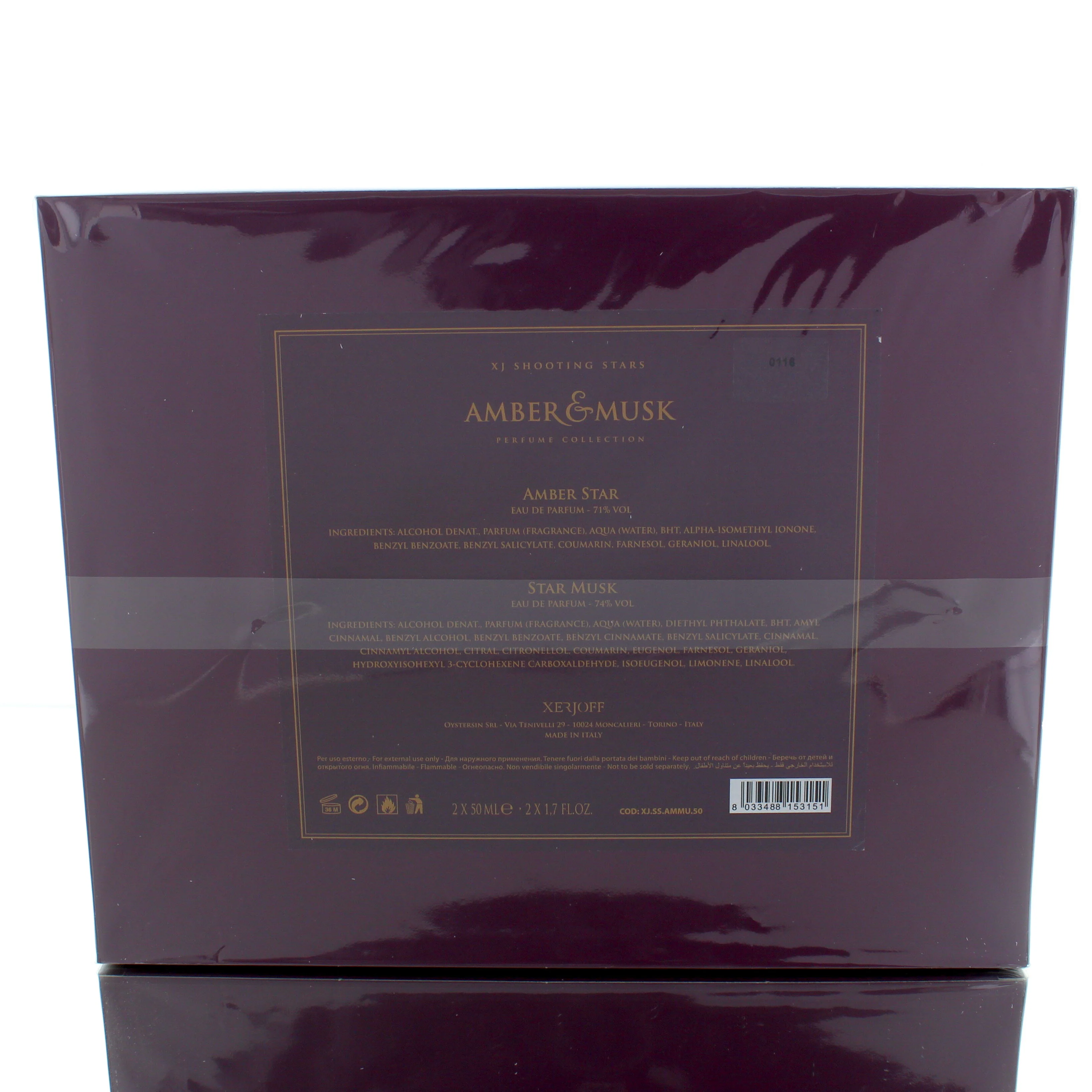 Xerjoff Shooting Stars Amber and Musk Collection For Man